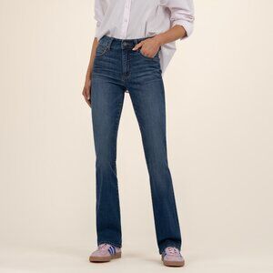 Kut from the Kloth Natalie High Rise Bootcut, Petite Size 12P12P / Allied W/Dk S